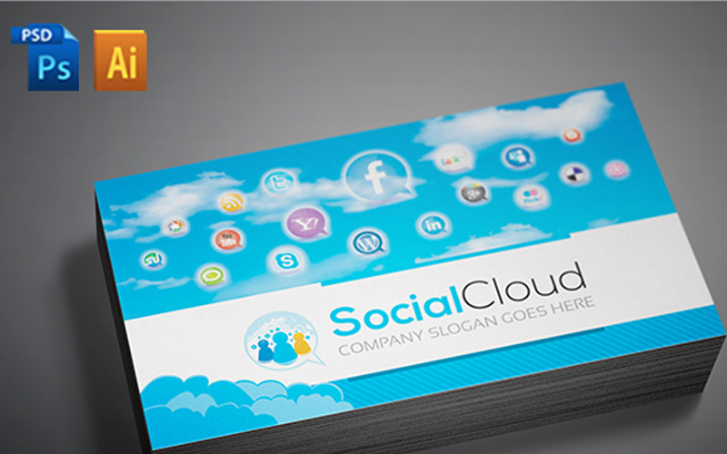 Download Фирменный стиль "Social Media Business Card - Corporate Identity Template" / Social Media Business Card - Corporate Identity Template - Фирменный стиль на тему графика social media seo digital marketing internet it business card template clean visiting bundle gold corporate creative modern minimal design
