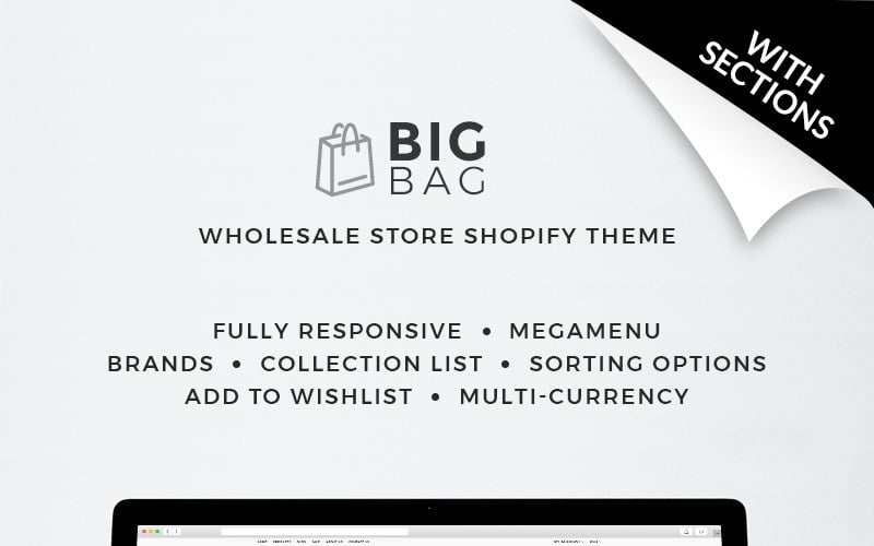 Big Bag - Tema Shopify del negozio all'ingrosso