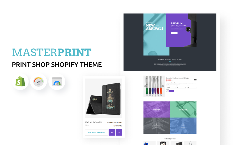 Master Print - Print Shop Shopify-thema