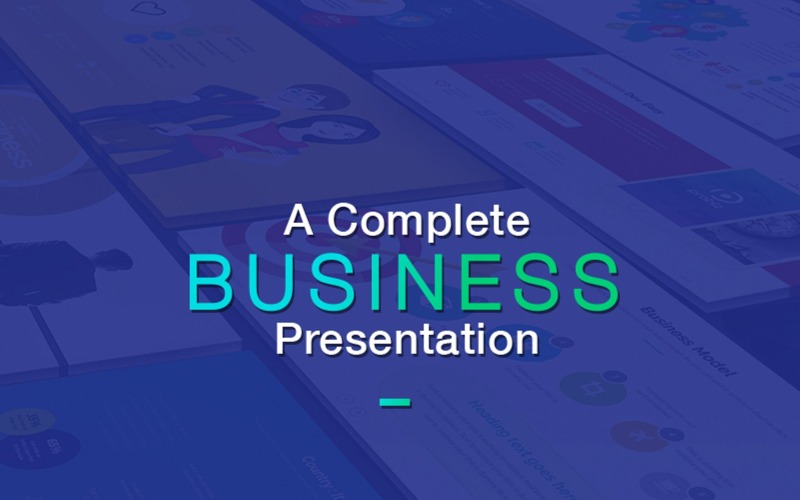Affärsplan & marknadsföring PowerPoint-mall