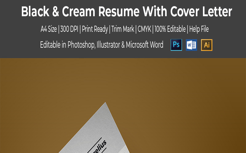 Black & Cream CV-mall