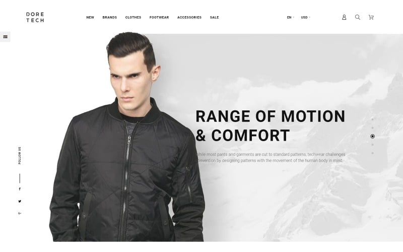 doretech 1.7 prestashop тема