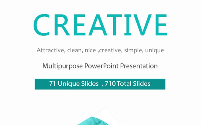 Modello di presentazione PowerPoint creativo Modello PowerPoint