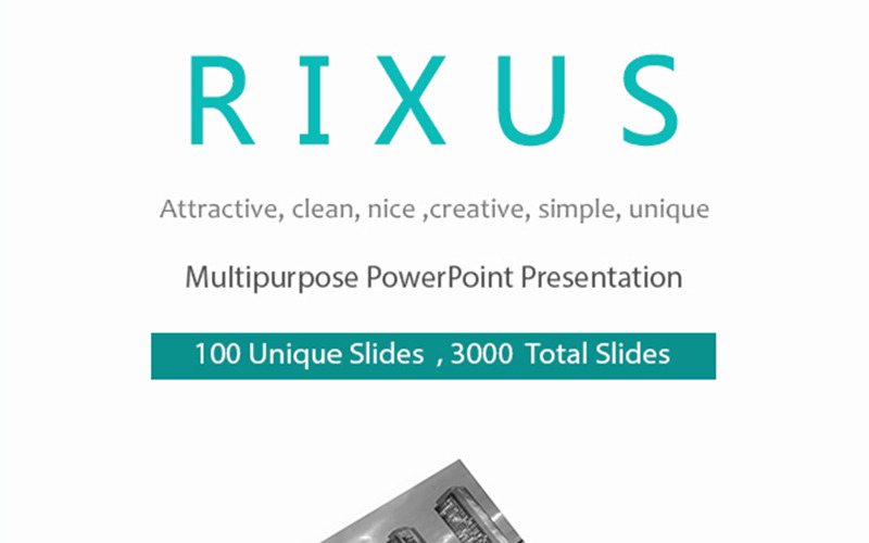 Rixus bemutató PowerPoint sablon