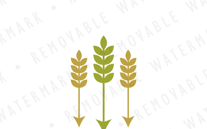 Crop Arrows Logo Vorlage