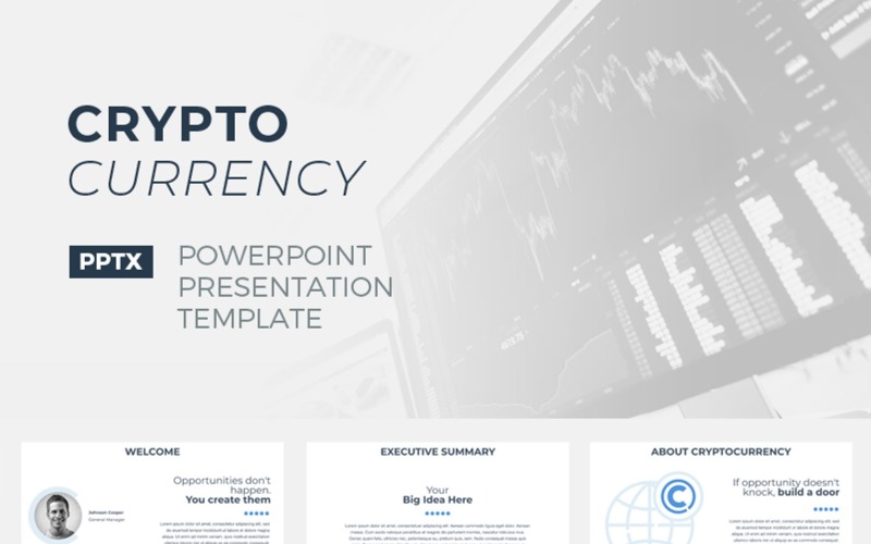 CryptoCurrency PowerPoint-Vorlage