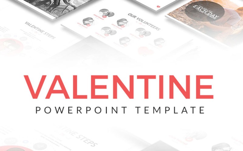 Édes Valentin PowerPoint sablon