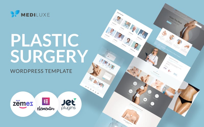 MediLuxe - motyw WordPress dotyczący chirurgii plastycznej