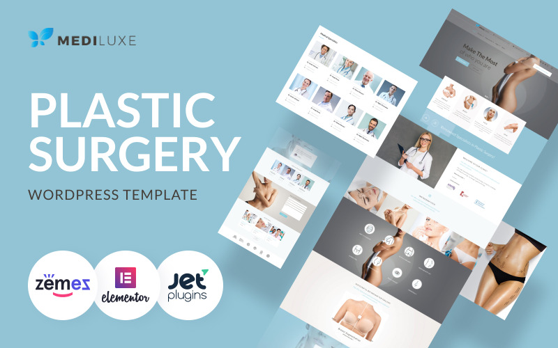 MediLuxe - Plastik Cerrahi Tıp WordPress Teması