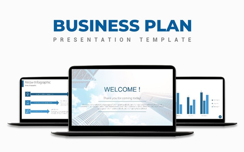 Бизнес-план шаблон PowerPoint