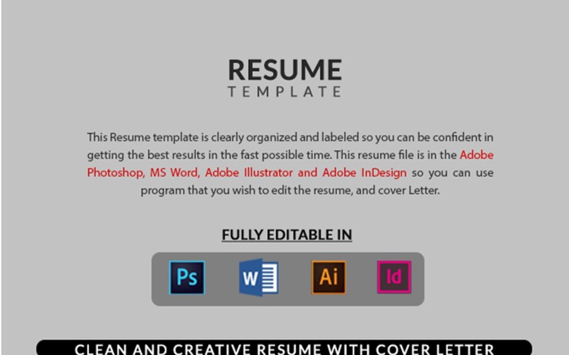 Download Резюме "Graphic Designer Resume Template" / Graphic Designer Resume Template - Резюме на тему графика cv design doc docx editable employment illustrator job modern photoshop print ready professional resume simple stationary swiss template us letter