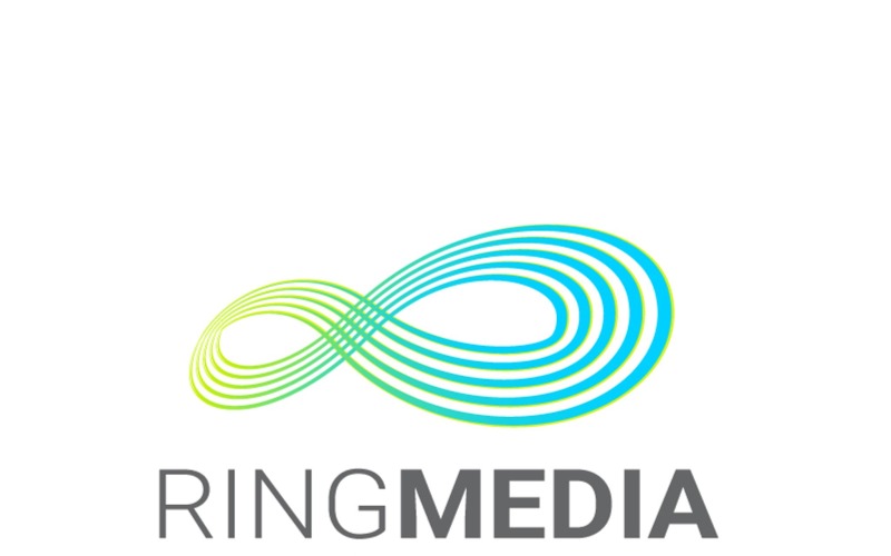 Download Шаблон логотипа "Ring Media - Logo Template" / Ring Media - Logo Template - Шаблон логотипа на тему графика ring media logo logotype loop developer digital internet technology unique data development icon mobile smartphone startup web app marketing software