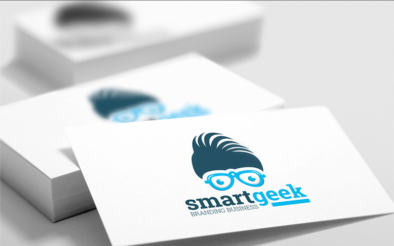 Smart Geek divat - logó sablon