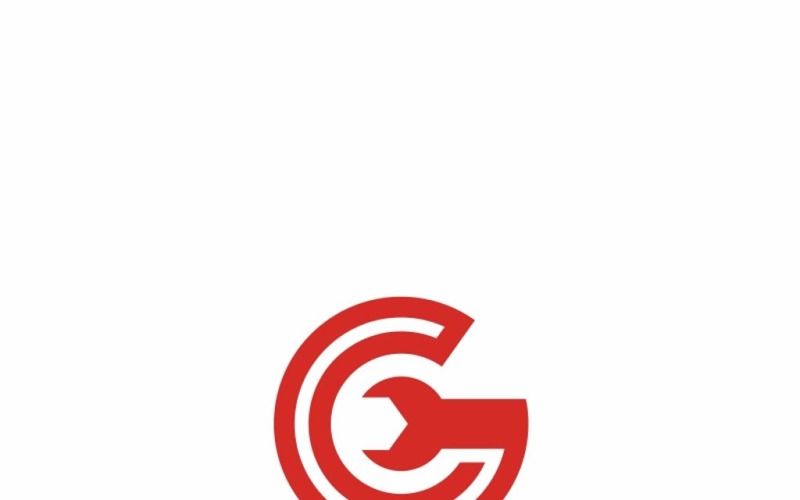 Автосервис - шаблон логотипа