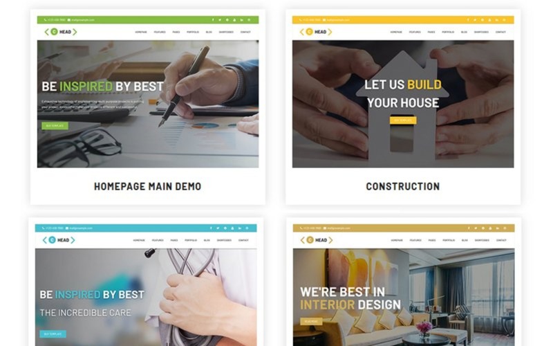 адаптивный универсальный шаблон бизнес-сайта