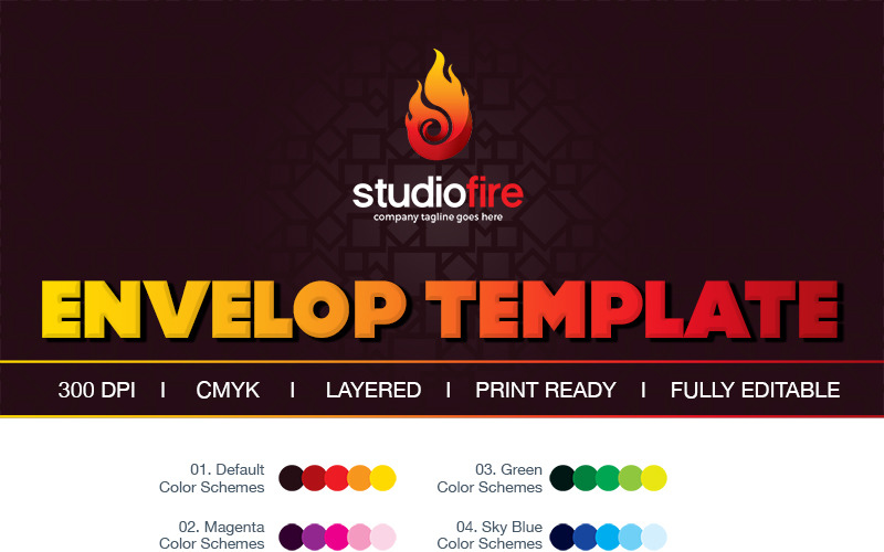 Download Фирменный стиль "Creative Business Envelope Pack - Corporate Identity Template" / Creative Business Envelope Pack - Corporate Identity Template - Фирменный стиль на тему графика envelop corporate envelope design template commercial size official catalog c56 c5 c4 packet pocket packaging liner kraft red envelopes white