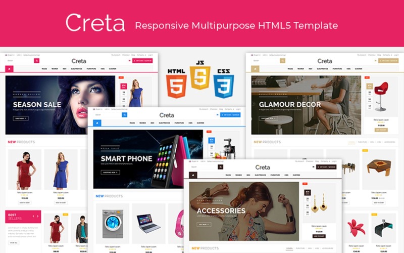 адаптивный универсальный шаблон сайта