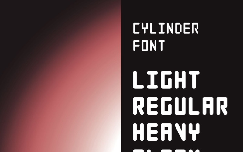 Cylinder Family Font