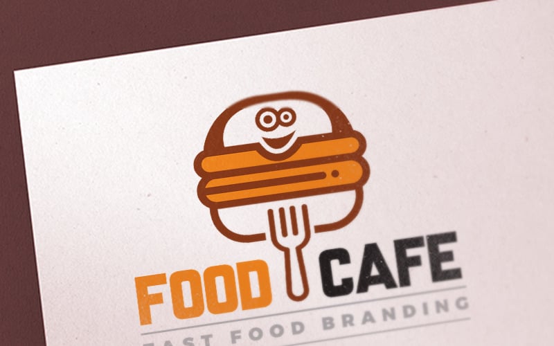 Fast Food Restaurant - Logo Şablonu