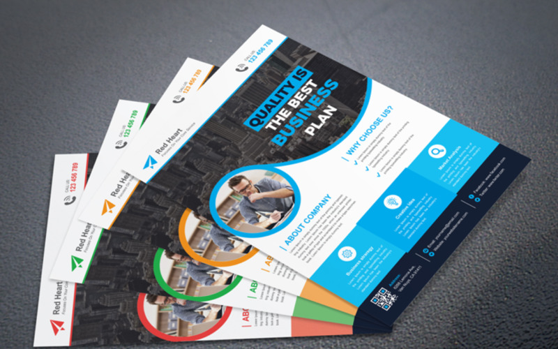 Download Фирменный стиль "Marketing Business Flyer - Corporate Identity Template" / Marketing Business Flyer - Corporate Identity Template - Адаптивный Фирменный стиль на тему графика a4,business,flyer,clean,corporate,customize,design,easy,editable,logo,free,fonts,letter,magazine,modern,photoshop,poster,product,features