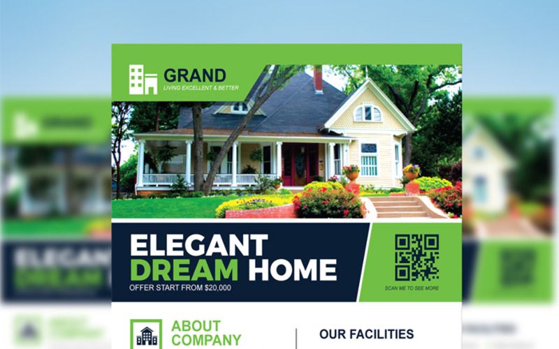 Modèle de Flyer d'agence immobilière