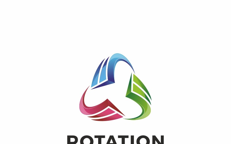 Download Шаблон логотипа "Rotation Logo Template" / Rotation Logo Template - Шаблон логотипа на тему графика advisory blue business capital circle communication community connection data economy energy entertainment financial global green group international logo management mobile