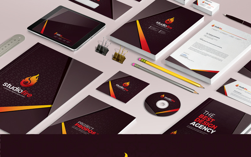 Download Фирменный стиль "Branding  Design - - Corporate Identity Template" / Branding  Design - - Corporate Identity Template - Фирменный стиль на тему графика branding identity bundle stationery big pack package full kit stationary template juniper corporate creative photoshop indesign business card letterhead business