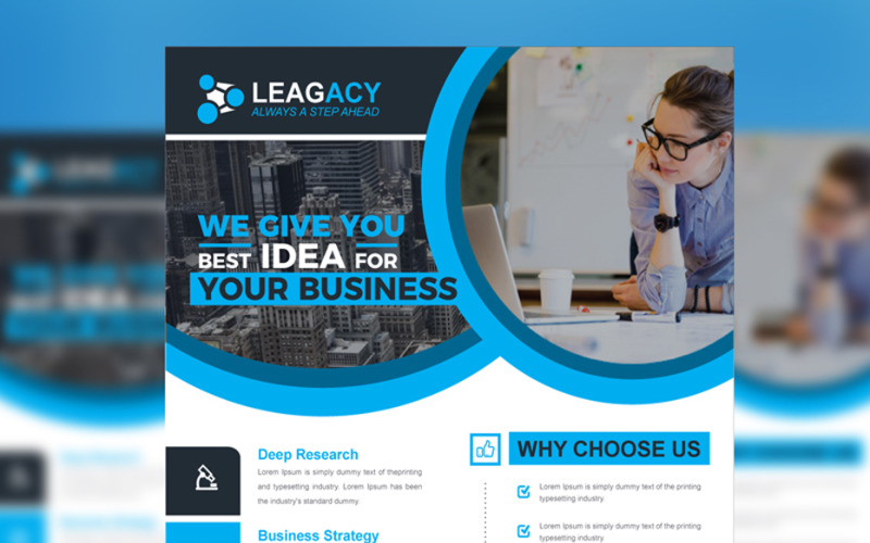 Download Фирменный стиль "Creative Business Flyer - Corporate Identity Template" / Creative Business Flyer - Corporate Identity Template - Адаптивный Фирменный стиль на тему графика a4,business,flyer,clean,corporate,customize,design,easy,editable,logo,free,fonts,letter,magazine,modern,photoshop,poster,product,features