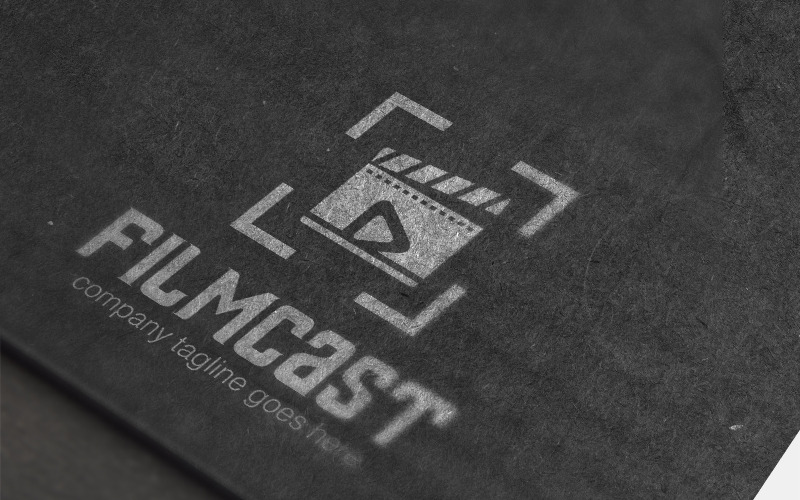 Divertissement cinématographique et cinématographique - Modèle de logo