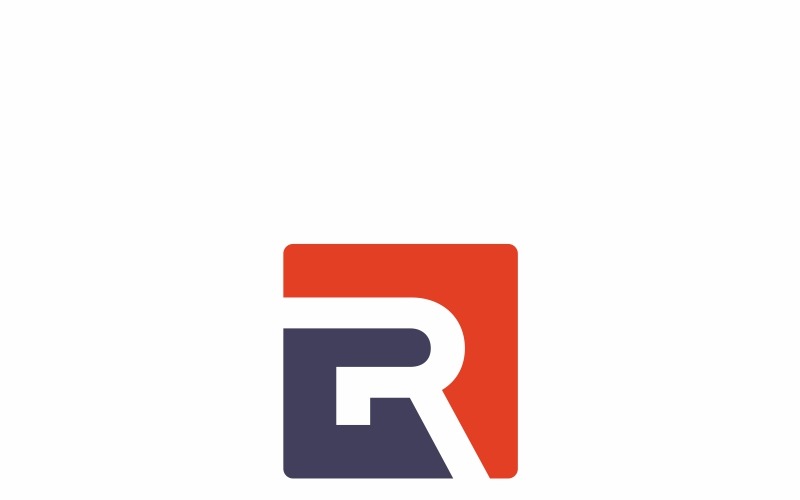 Revento - Plantilla de logotipo de letra R