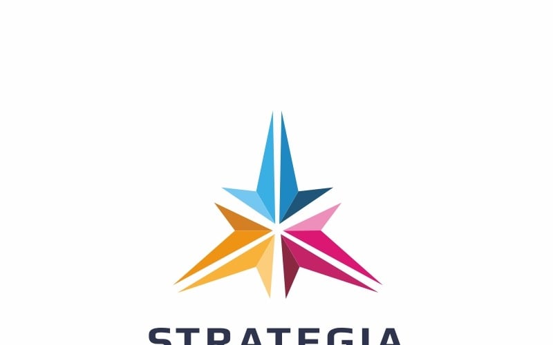 Strategia logotyp mall
