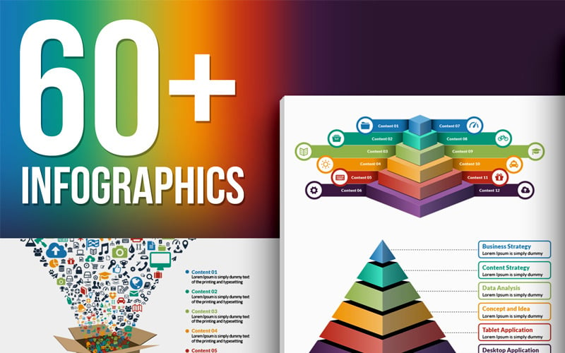 The Biggest Bundle of Vector Infographic Elements
