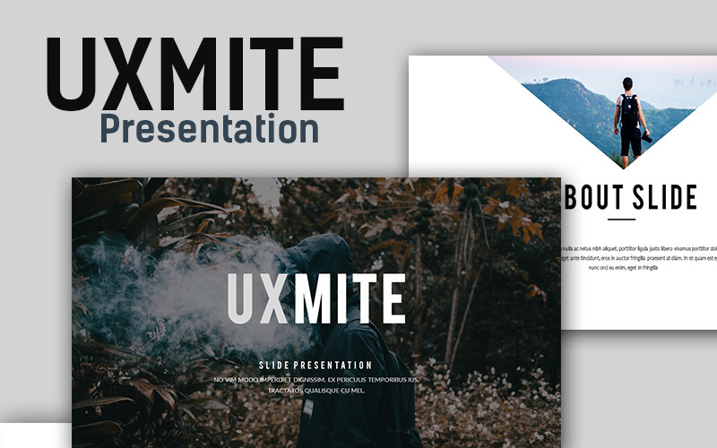 Творческая презентация Uxmite - шаблон Keynote