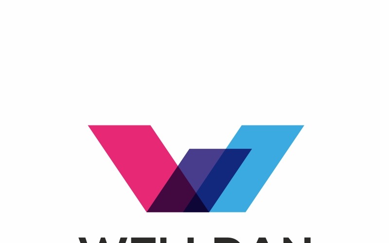 Welldan - Modello di lettera W Logo