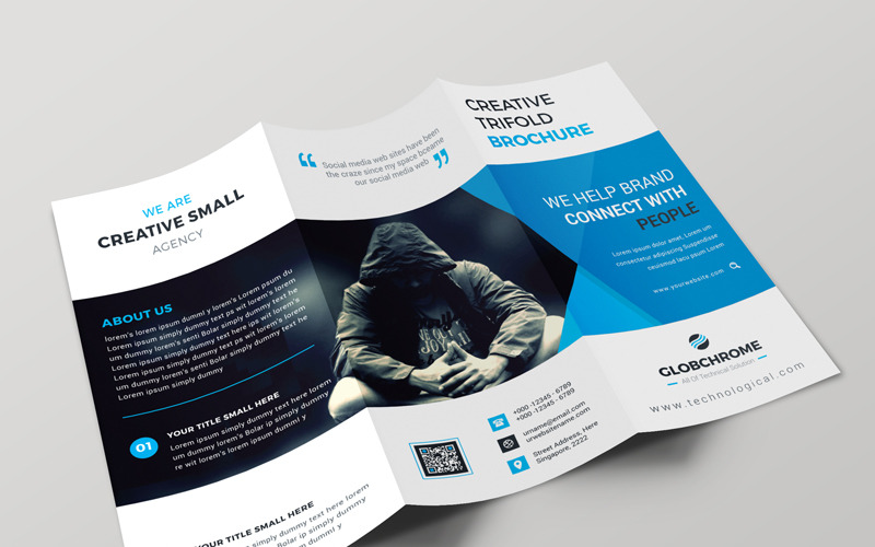 Download Фирменный стиль "Corporate Trifold Brochure - - Corporate Identity Template" / Corporate Trifold Brochure - - Corporate Identity Template - Фирменный стиль на тему графика abstract art artistic blue building computer corporate graph graphic green hi-quality id kit internet logo modern multimedia official photo play