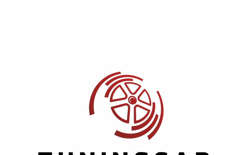 SAMOCHÓD TUNINGOWY - Szablon Logo