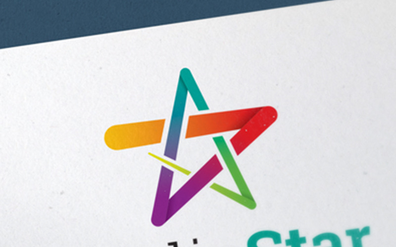 Símbolo de estrella - Plantilla de logotipo