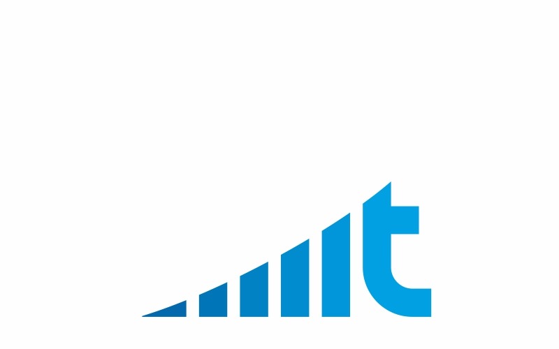 Trilioni - modello di lettera T Logo