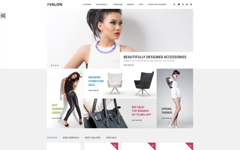 Avalon - Groothandelswinkel PrestaShop-thema