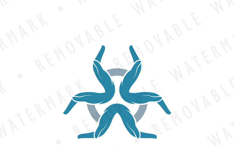 Plantilla de logotipo de prevención y control de virus
