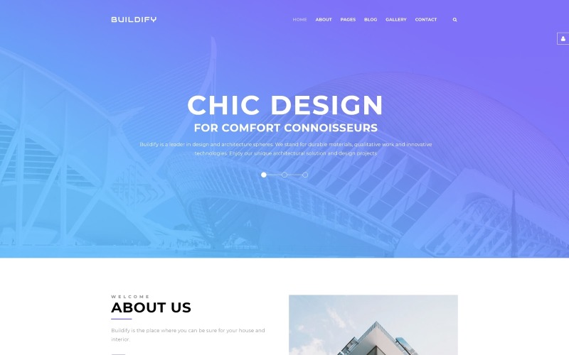 Buildify - Elegante architectuur en ontwerp Agensy Joomla-sjabloon