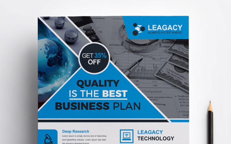 Download Фирменный стиль "Business Flyer - Corporate Identity Template" / Business Flyer - Corporate Identity Template - Адаптивный Фирменный стиль на тему графика a4,business,flyer,clean,corporate,customize,design,easy,editable,free,letter,magazine,modern,photoshop,poster