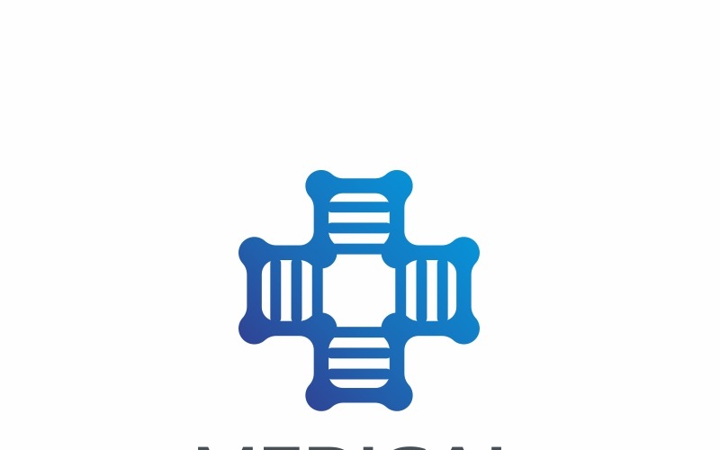 Download Шаблон логотипа "Medical Logo Template" / Medical Logo Template - Шаблон логотипа на тему графика abstract app application care center clinic community company computer consulting doctor group health heart hospital medical service tech nature team