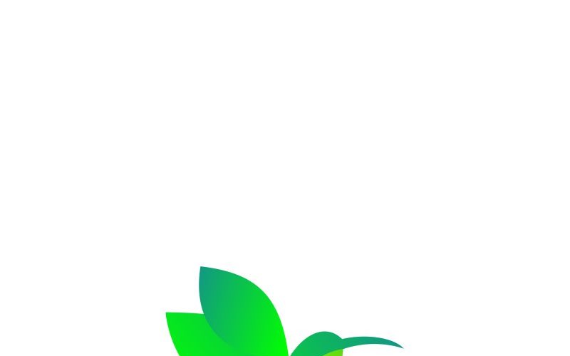 Шаблон логотипа Colibri
