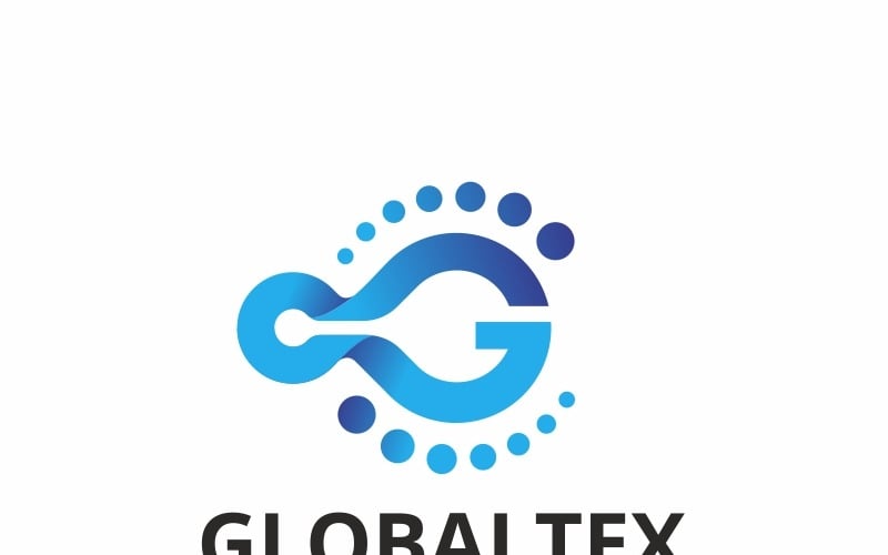 Шаблон логотипа Globoltex