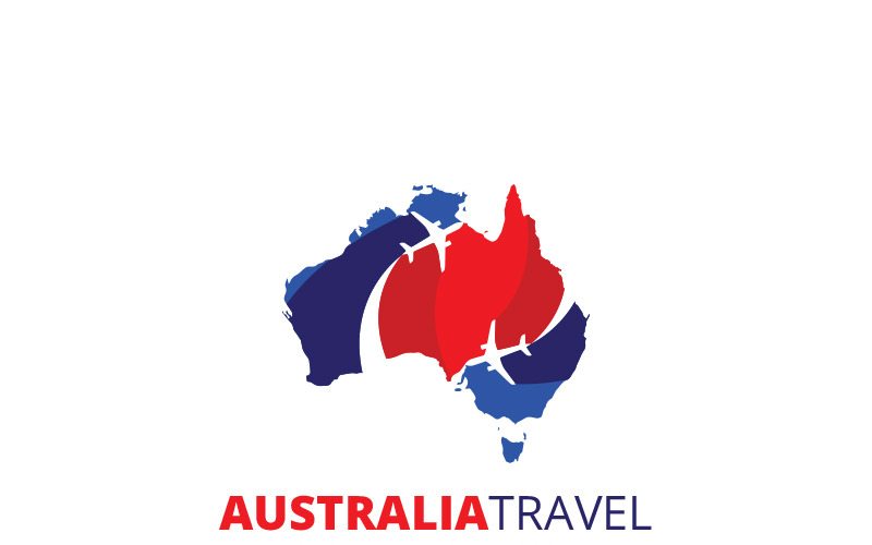 Download Шаблон логотипа "Australia Traveling Logo Template" / Australia Traveling Logo Template - Шаблон логотипа на тему графика agency animal animal logo australian black cool drawing elegant graphic design jump kangaroo logo icon template mammal modern nature orange