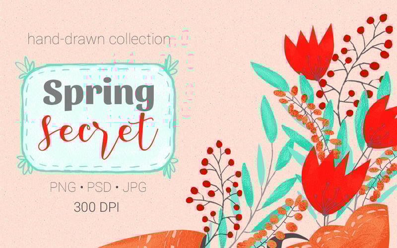 Colección Spring Secret - Ilustración
