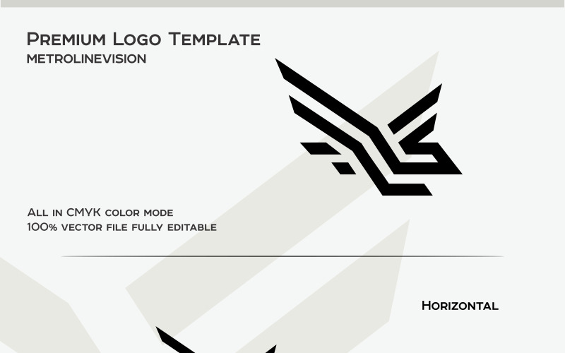 Download Шаблон логотипа "Eagle Logo Template" / Eagle Logo Template - Шаблон логотипа на тему графика abstract pheonix america american eagle app logo auto sports brand colorful creative studio design elegant falcon eye fly flying game