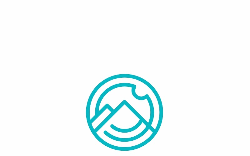Foto natuur Logo sjabloon