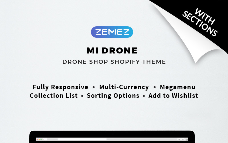 адаптивная тема shopify для одного продукта